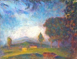 Artist: Ron Ogle - Title: April Landscape - Medium: Oil Painting - Year: 2008