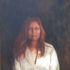 Ron Ogle: 'REBECCA', 2007 Oil Painting, Portrait. Artist Description: Rebecca is a very gracious person. I have not done her justice here [ a poem about a flower is not the flower ] . This painting is now on exhibit in Lorraine' s Jewelers, Battery Park Ave. , Asheville, North Carolina. [ I am presently accepting commissions for oil portraits. Prices begin ...