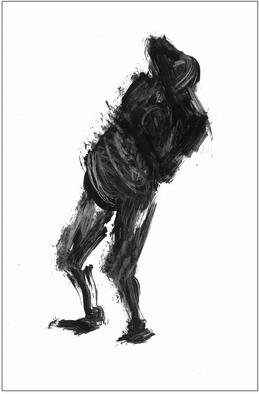 Dario Raffaele Orioli: 'croquies 6', 1978 Ink Drawing, nudes. 