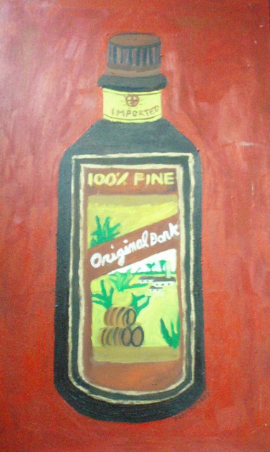 Artist Patrice Tullai. 'Rum' Artwork Image, Created in 2006, Original Mixed Media. #art #artist
