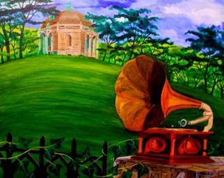 Artist: Patrick Lynch - Title: The Music of the Waning Day - Medium: Acrylic Painting - Year: 2003