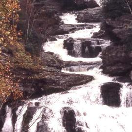 Paula Durbin: 'Carolina Waterfall', 2001 Color Photograph, Landscape. Artist Description: Fresson Print.  May be printed in other sizes and processes. ...