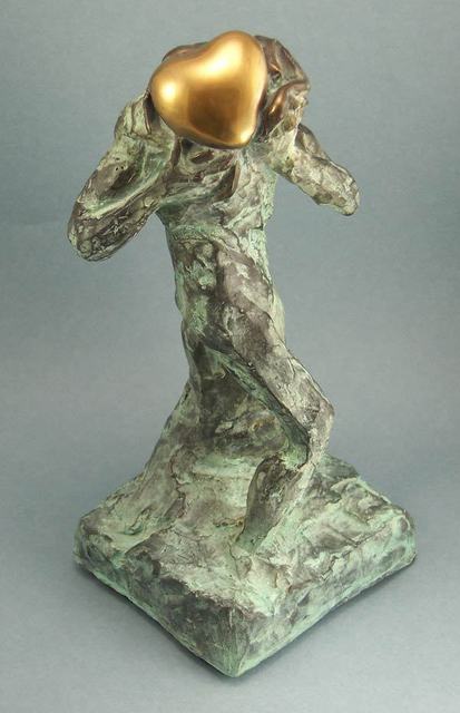 Paul Orzech  'The Golden Gift', created in 2010, Original Sculpture Bronze.