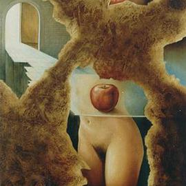 Philip Hallawell: 'The Liberation of Eve 1', 1984 Oil Painting, Erotic. Artist Description: The theme is about releasing oneself.Sold by Andre Gallery in 1985....