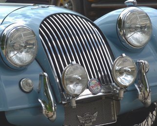 C. A. Hoffman: 'Blue Heaven 1961 Morgan', 2009 Color Photograph, Automotive.  This is an original photo of a blue, 1961 British- made Morgan.All original pieces come in sizes up to 16x20 inches.  ...