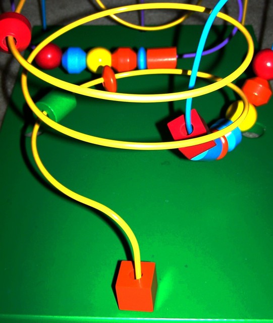 Artist C. A. Hoffman. 'Neon Loop De Loop II' Artwork Image, Created in 2008, Original Drawing Pencil. #art #artist