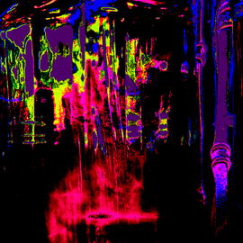 C. A. Hoffman: 'Space Carnival Teleportstation II', 2009 Color Photograph, Abstract. Artist Description:  Space Carnival II .  Just in time for teleporting off to another good time. ...