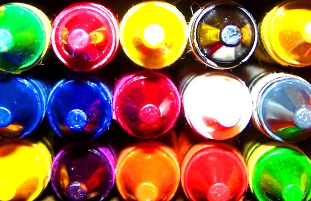 Artist C. A. Hoffman. 'TutiFruti Colors II' Artwork Image, Created in 2008, Original Drawing Pencil. #art #artist
