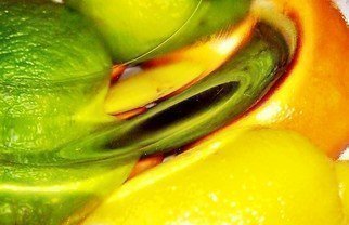 Artist: C. A. Hoffman - Title: Wormhole Fruit Singularity - Medium: Color Photograph - Year: 2008