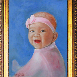 Michael Pickett: 'Bridget', 2008 Acrylic Painting, Portrait. 