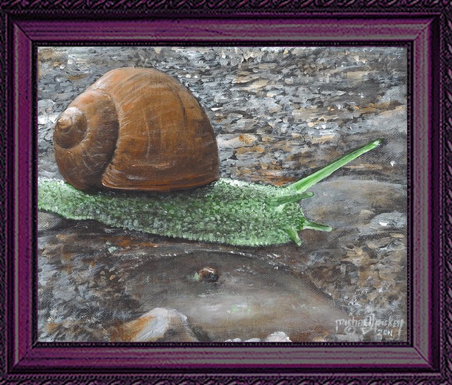 Artist Michael Pickett. 'Mr Snail' Artwork Image, Created in 2011, Original Photography Other. #art #artist