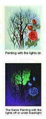 Artist: Michael Pickett - Title: Rose Angel Day Into Night - Medium: Acrylic Painting - Year: 2005