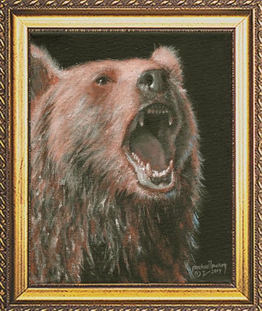 Artist Michael Pickett. 'Brown Bear' Artwork Image, Created in 2017, Original Photography Other. #art #artist