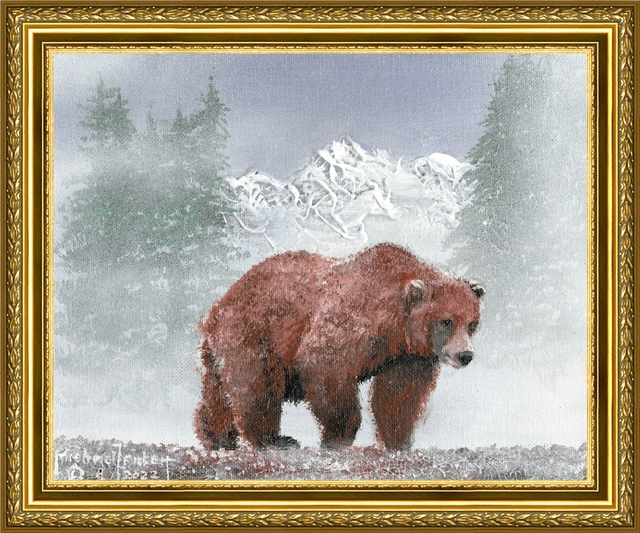 Artist Michael Pickett. 'Mountain And Bear' Artwork Image, Created in 2022, Original Photography Other. #art #artist