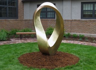 Artist: Plamen Yordanov - Title: Double Mobius Strip - Medium: Bronze Sculpture - Year: 2014