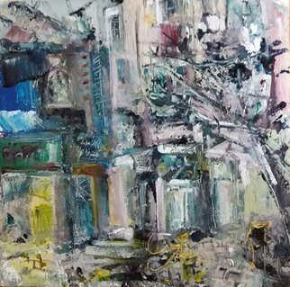 Svetla Andonova: 'plovdiv 46 2017', 2017 Oil Painting, Architecture. Oil painting by Svetla AndonovaA story about one of the most ancient cities, selected as the European Capital of Culture in 2019.  Point Art BG by Svetla AndonovaCategory	Oil paintingSubject	Architecture and cityscapesSubstrate	CanvasMaterials	oil colors on canvasStyle	ImpressionisticDimensions	27 x 27 x ...