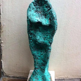 John Paul Dalisay Artwork Fertility series 3, 2015 Clay Sculpture, Abstract Figurative