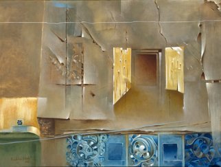 Artist: Prabha Shah - Title: The Foundry - Medium: Oil Painting - Year: 2011