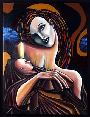 Patrick Sean Kelley: 'Mother', 2003 Oil Painting, Religious. Mother The lyric . . .