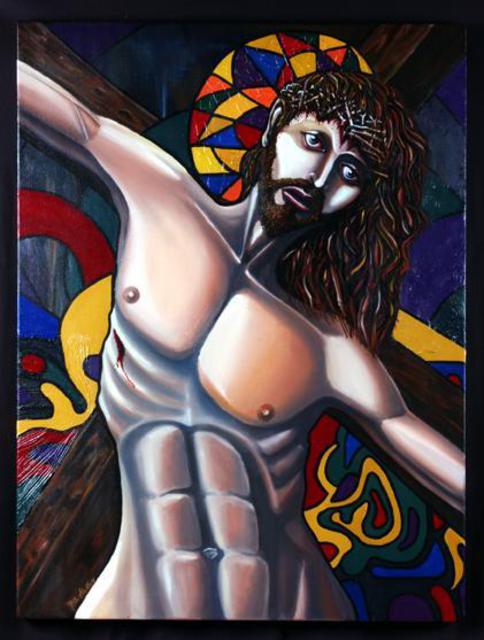 Artist Patrick Sean Kelley. 'Original Sin' Artwork Image, Created in 2003, Original Drawing Charcoal. #art #artist