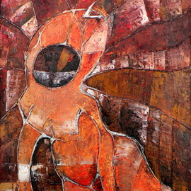 Lubomir Korenko: 'Salome, dance of the seven veils', 2009 Oil Painting, Abstract Figurative. Artist Description:  Bible themes. ...