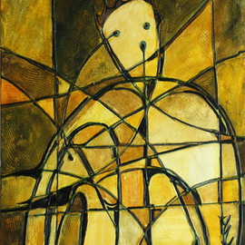 Lubomir Korenko: 'THE LITTLE BOY AND THE ELEPHANT', 2015 Mixed Media, Abstract. Artist Description:     Painting about humanity and friendship between 