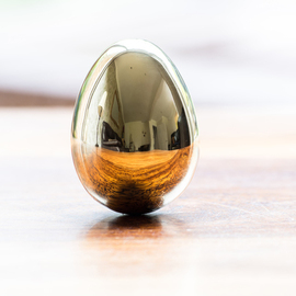 Solid Brass Egg, Rakha Singh
