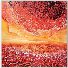 Freydoon Rassouli: 'heart of the universe', 2015 Oil Painting, Abstract Figurative. Artist Description: A Conceptual cosmic  inspirational and Kabbalah art work by Freydoon Rassouli...