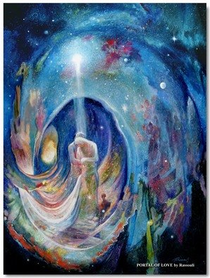 Freydoon Rassouli: 'portal of love', 2009 Oil Painting, Love. A surrealism, conceptual fantasy landscape Expressionism painting by Rassouli...