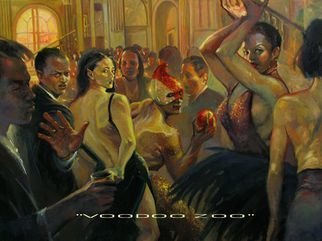 Artist: Ron Anderson - Title: Voodoo Zoo - Medium: Oil Painting - Year: 2005