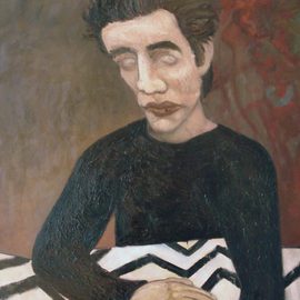 Raul Tripa: 'Portrait', 2009 Oil Painting, Figurative. Artist Description:  expressionist paintingoil on canvas     ...