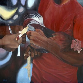 Artist: Rebeca Calvogomez - Title: On Humanity VII - Medium: Oil Painting - Year: 2011