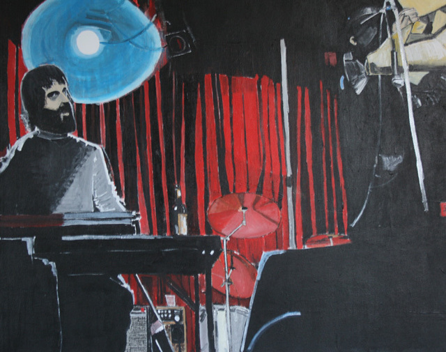 Dana Smith  'Eric Hall And Fred Friction At Off Broadway', created in 2007, Original Painting Acrylic.