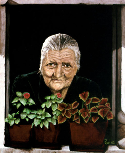 Branko Reic  'Mildness', created in 2002, Original Painting Tempera.