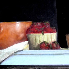 Gerald Wolfert: 'copper bowl', 2012 Oil Painting, Representational. Artist Description:  still life  ...