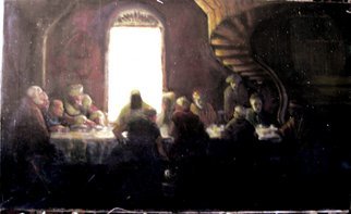 Artist: Gerald Wolfert - Title: last supper - Medium: Oil Painting - Year: 2012