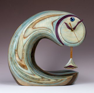 Artist: Robert Hargrave - Title: Comet Clock Supreme - Medium: Wood Sculpture - Year: 2014