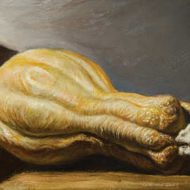 Riccardo Rossati: 'Still Life', 2014 Oil Painting, Figurative. Artist Description:   Still life of Pumpkin.  ...