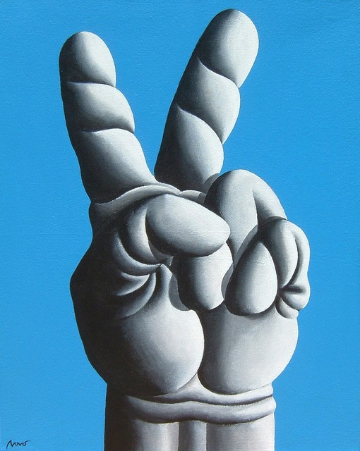 Marcelo Novo  'V', created in 2005, Original Painting Acrylic.