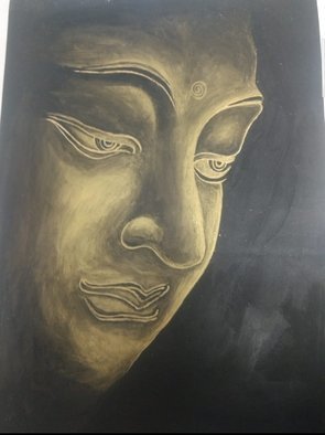 Rimal Solanki: 'acrylic color painting', 2020 Acrylic Painting, Religious. Its Buddha Painting. . . Acrylic color. As per your order it can be prepare. ...