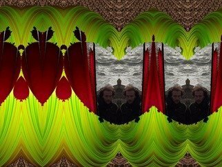 Philippe Rivrain: 'youplah', 2018 Computer Art, Psychedelic. Art fractal avec une incrustation photographique...