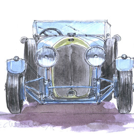 Roberto Echeverria Artwork Phantom, 2015 Watercolor, Automotive