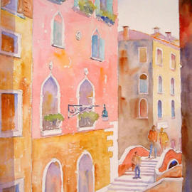 Colour of Morning Venice By Roderick Brown