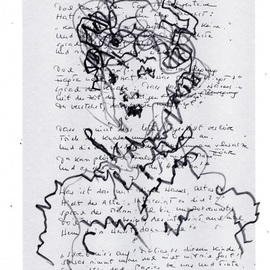 Reiner Poser: 'mother', 2020 Graphite Drawing, Portrait. Artist Description: Drawed on a booksite...
