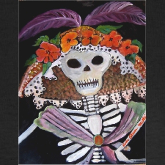 Ruth Olivar Millan  'El Dia De Los Muertos', created in 2010, Original Painting Acrylic.