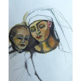 Madona And Child , Ruth Olivar Millan