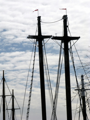 Ruth Zachary: 'Five Masts', 2012 Color Photograph, undecided. 