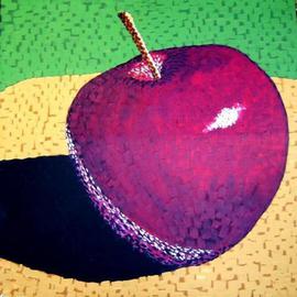 Mccullough Ryan: 'apple', 2009 Acrylic Painting, Representational. Artist Description:  apple ...