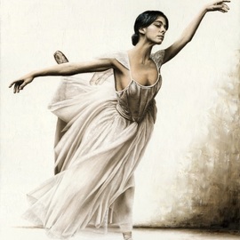 demure ballerina By Richard Young