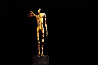 Safa Hosseini: 'Drop in timeless spaces', 2011 Bronze Sculpture, Figurative.   hanging, mental riddle, knockers  ...